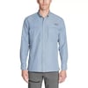 Eddie Bauer Mens Ripstop Guide LongSleeve ShirtChambray Blue