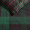 Eddie Bauer  Queen Duvet Cover Set Reversible Cotton Bedding with Matching Shams Plaid Home Decor with Button Closure Woodland Tartan Green QueenKing