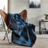 Eddie Bauer  Throw Blanket with Pillow Cover Reversible FlannelSherpa Bedding Set Buffalo Plaid Home Decor for All Seasons GreenBlack Throw BundleThrow with Pillow Cover Midnight BlueBlack