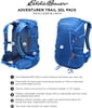 Eddie Bauer Adventurer Trail 30L Backpack wHydration Sleeve BlackTrue Blue Adventurer Trail 30l Backpack W Hydration Sleeve