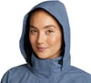 Eddie Bauer Womens Packable Rainfoil JacketBlue Haze Recycled