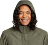 Eddie Bauer Womens Packable Rainfoil JacketSprig Recycled