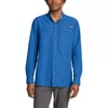 Eddie Bauer Mens Ripstop Guide LongSleeve ShirtPacific Blue