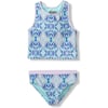 Eddie Bauer Girls Tankini Swim Set  UPF 50 Quick Dry Tankini and Bikini Bottom Swimsuit for Girls XSXLParadise Blue