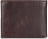 Eddie Bauer Mens Signature Logo Leather Flip Id Bifold Wallet with 6 Card Slots and RFID ProtectionBrown