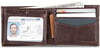 Eddie Bauer Mens Signature Logo Leather Flip Id Bifold Wallet with 6 Card Slots and RFID ProtectionBrown