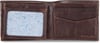 Eddie Bauer Mens Signature Logo Leather Flip Id Bifold Wallet with 6 Card Slots and RFID ProtectionBrown