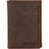 Eddie Bauer Mens Embossed Sasquatch Leather Trifold Wallet Tan One SizeEddie Bauer Mens Embossed Sasquatch Leather Trifold Wallet Tan One Size