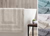 Eddie Bauer  Bathroom Rug Runner Soft Tufted Cotton Bathroom Decor Super Absorbent amp Quick Dry Logan Medium Brown 60 x 22Light Grey 2 Piece Rug