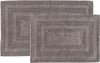 Eddie Bauer  Bathroom Rug Runner Soft Tufted Cotton Bathroom Decor Super Absorbent amp Quick Dry Logan Medium Brown 60 x 22Medium Brown 2 Piece Rug