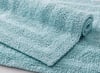 Eddie Bauer  Bathroom Rug Runner Soft Tufted Cotton Bathroom Decor Super Absorbent amp Quick Dry Logan Medium Brown 60 x 22Turquoise 2 Piece Rug