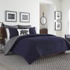 Eddie Bauer  Euro Sham Set 2pc Cotton Bedding with Hidden Zipper Closure Stylish Plaid Home Decor Kingston Charcoal 26 x 26Navy