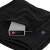 Eddie Bauer  Heated Throw Blanket Water Resistant Throw with Warming Pocket  Rechargeable Battery Weather Smart Fleece for Travel Camping and Outdoor Use GreenBlackBlack