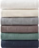 Eddie Bauer  King Blanket Lightweight Cotton Bedding Home Decor for All Seasons Herringbone Green KingBone