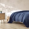 Eddie Bauer  King Blanket Lightweight Cotton Bedding Home Decor for All Seasons Herringbone Green KingNavy