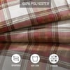 Eddie Bauer  King Duvet Cover Set Reversible Cotton Bedding with Matching Shams Stylish Home Decor for All Seasons Edgewood Red KingRed