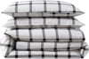 Eddie Bauer  King Duvet Cover Set Soft Cotton Bedding with Matching Shams Modern Plaid Home Decor Bunkhouse Charcoal KingCharcoal King