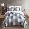 Eddie Bauer  King Quilt Set Reversible Cotton Bedding with Matching Shams Home Decor for All Seasons Camano Island Plum KingCamano Island Plum