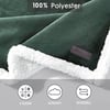 Eddie Bauer  Queen Blanket Soft Fleece Bedding with Sherpa Reverse Plush Home Decor Chrome Grey QueenGreen