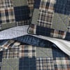 Eddie Bauer  Queen Quilt Set Cotton Reversible Bedding with Matching Shams Lightweight Home Decor for All Seasons Madrona NavyRed QueenMadrona Plaid NavyGreen