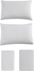 Eddie Bauer  Queen Sheets Cotton Flannel Bedding Set Brushed for Extra Softness Cozy Home Decor White QueenGrey