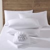 Eddie Bauer  Queen Sheets Cotton Flannel Bedding Set Brushed for Extra Softness Cozy Home Decor White QueenWhite