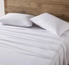 Eddie Bauer  Queen Sheets Cotton Flannel Bedding Set Brushed for Extra Softness Cozy Home Decor White QueenWhite