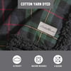 Eddie Bauer  Throw Blanket Cotton Flannel Home Decor All Season Reversible Sherpa Bedding Winslow Charcoal ThrowPine Tartan RedGreenCharcoal