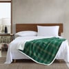 Eddie Bauer  Throw Blanket Cotton Flannel Home Decor All Season Reversible Sherpa Bedding Winslow Charcoal ThrowUnion Bay Green