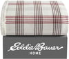 Eddie Bauer  Throw Blanket Cotton Flannel Home Decor All Season Reversible Sherpa Bedding Winslow Charcoal ThrowUnion Bay RedKhaki