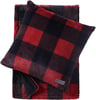 Eddie Bauer  Throw Blanket Faux Fur Reversible Bedding Buffalo Plaid Home Decor for All Seasons RedBlack 50 x 60Throw amp Pillow Cover Set RedBlack