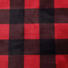 Eddie Bauer  Throw Blanket Faux Fur Reversible Bedding Buffalo Plaid Home Decor for All Seasons RedBlack 50 x 60Throw amp Pillow Cover Set RedBlack