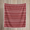 Eddie Bauer  Throw Blanket Reversible Sherpa Bedding Warm amp Lightweight Home Decor for Colder Months Alpine Fair Isle ThrowAlpine Fair Isle RedWhite Throw