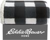 Eddie Bauer  Throw Blanket Reversible Sherpa Bedding Warm amp Lightweight Home Decor for Colder Months Alpine Fair Isle ThrowBlack Check Throw