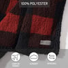 Eddie Bauer  Throw Blanket Reversible Sherpa Bedding Warm amp Lightweight Home Decor for Colder Months Alpine Fair Isle ThrowRedBlack Throw