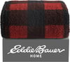 Eddie Bauer  Throw Blanket Reversible Sherpa Bedding Warm amp Lightweight Home Decor for Colder Months Alpine Fair Isle ThrowRedBlack Throw