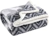 Eddie Bauer  Throw Blanket Reversible Sherpa Bedding Warm amp Lightweight Home Decor for Colder Months Alpine Fair Isle ThrowWoodland Fair Isle GreyWhite Throw