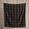 Eddie Bauer  Throw Blanket Reversible Sherpa Fleece Bedding Buffalo Plaid Home Decor for All Seasons Black Check ThrowThrow BrownBlack