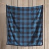 Eddie Bauer  Throw Blanket Reversible Sherpa Fleece Bedding Buffalo Plaid Home Decor for All Seasons Black Check ThrowThrow Midnight BlueBlack