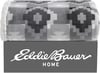 Eddie Bauer  Throw Blanket Reversible Sherpa Fleece Bedding Home Decor for All Seasons Bunkhouse Plaid Beige ThrowCopper Creek GreyWhite