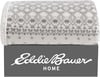 Eddie Bauer  Throw Blanket Reversible Sherpa Fleece Bedding Home Decor for All Seasons Bunkhouse Plaid Beige ThrowFair Isle Peak GreyWhite