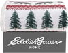 Eddie Bauer  Throw Blanket Reversible Sherpa Fleece Bedding Home Decor for All Seasons Bunkhouse Plaid Beige ThrowGrizzly Peak RedWhiteGreen