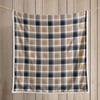 Eddie Bauer  Throw Blanket Reversible Sherpa Fleece Bedding Home Decor for All Seasons Bunkhouse Plaid Beige ThrowRugged Plaid Beige