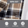 Eddie Bauer  Throw Blanket Reversible Sherpa Fleece Bedding Home Decor for All Seasons Bunkhouse Plaid Beige ThrowRugged Plaid Beige