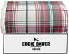 Eddie Bauer  Throw Blanket Super Soft Reversible Cotton Flannel Sherpa Bedding Ideal Christmas ampamp White Elephant Gifts Cozy Plaid Home Decor Montlake Plaid Red ThrowMontlake Plaid Red