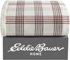 Eddie Bauer  Throw Blanket Super Soft Reversible Cotton Flannel Sherpa Bedding Ideal Christmas ampamp White Elephant Gifts Cozy Plaid Home Decor Montlake Plaid Red ThrowUnion Bay RedKhaki