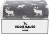 Eddie Bauer  Throw Blanket Super Soft Reversible Sherpa Fleece Bedding Ideal Christmas ampamp White Elephant Gifts Cozy Plaid Home Decor Fair Isle Peak ThrowElk Stance GreyWhite