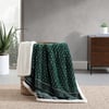 Eddie Bauer  Throw Blanket Super Soft Reversible Sherpa Fleece Bedding Ideal Christmas ampamp White Elephant Gifts Cozy Plaid Home Decor Fair Isle Peak ThrowFair Isle Green