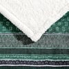 Eddie Bauer  Throw Blanket Super Soft Reversible Sherpa Fleece Bedding Ideal Christmas ampamp White Elephant Gifts Cozy Plaid Home Decor Fair Isle Peak ThrowFair Isle Green