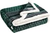 Eddie Bauer  Throw Blanket Super Soft Reversible Sherpa Fleece Bedding Ideal Christmas ampamp White Elephant Gifts Cozy Plaid Home Decor Fair Isle Peak ThrowFair Isle Green